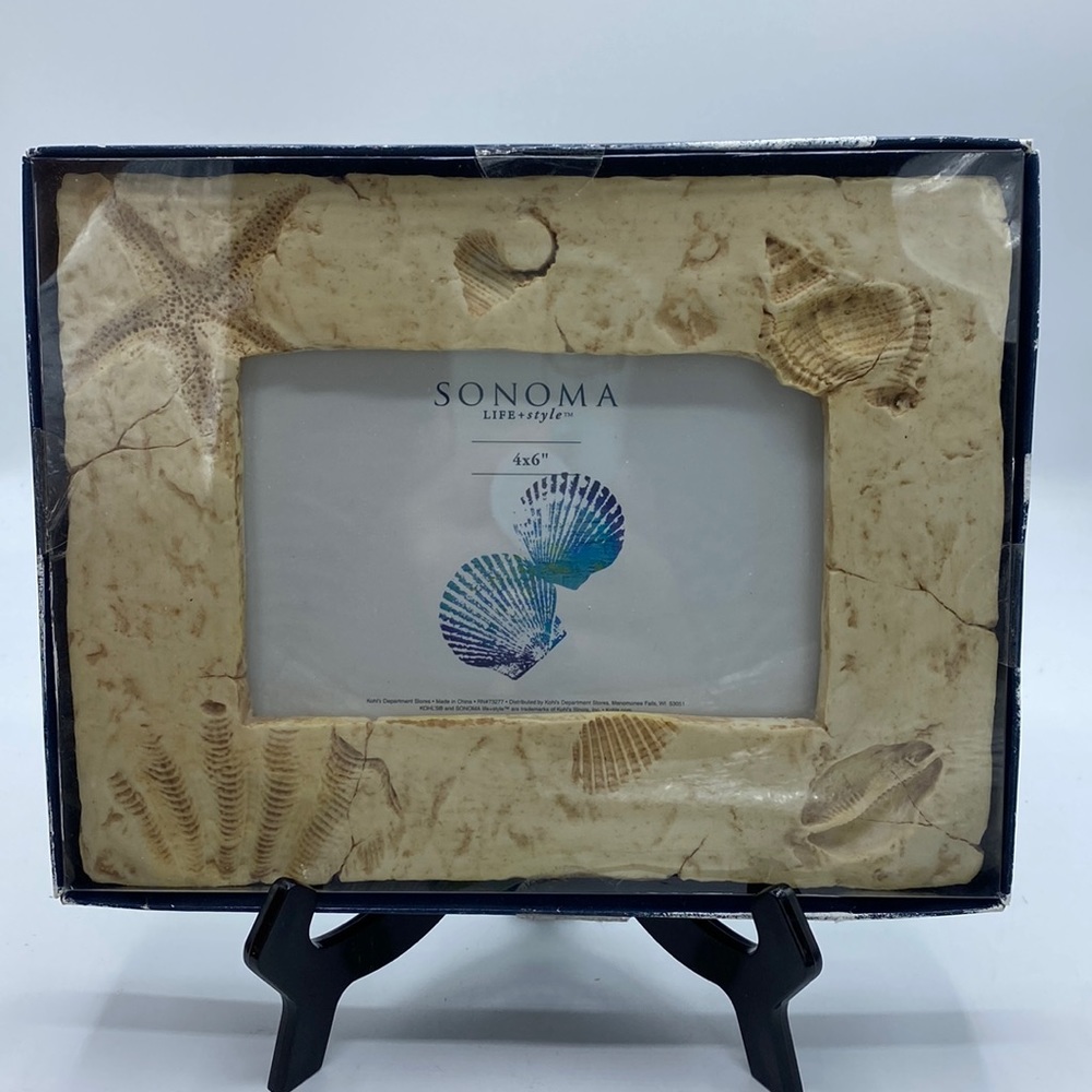 Sonoma Stone Beach Theme Frame 4x6 Photo Frame 9x7
